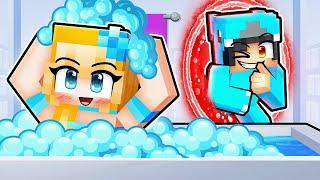 Using PORTAL MOD to SPY on My CRUSH in Minecraft!