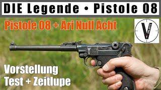 Pistole 08 • Luger • Ari 08 • Vorstellung/Test • Zeitlupe • Pistole 08 lang • Historische Waffen