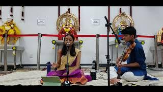 Concert - Pranavi Srinivasa/Sudarshan Prasanna  @sreedevipeetham