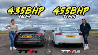 GIRL POWER.. 435BHP MK2 AUDI TTRS v 455BHP MK3 AUDI TTRS