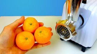 Best New Year's Slime in a Meat Grinder / How to Make a Lizun from Mandarin for the New Year