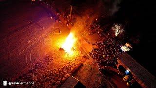 Traditionelles Höhenfeuer des MC Buhlbronn | DJI Mini 3 Pro