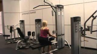 LIFE FITNESS OPTIMA SERIES LAT ROW / OSLR