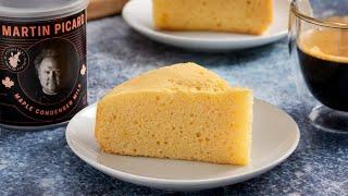 Steamed Condensed Milk Cake - Dished #Shorts