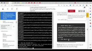 Creating inspecting key pair, encrypting decrypting and sign verify using OpenSSL   Made with Clipch