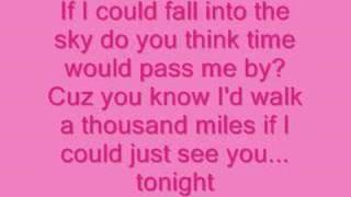 Vanessa Carlton-A Thousand Miles Lyrics