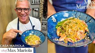 Linguine con Asparagi e Totani *CREMOSISSIME* Ricetta Facile e Veloce di Chef Max Mariola