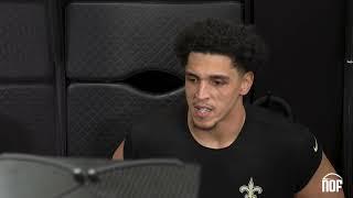 Saints LG Andrus Peat on the injuries on the offensive line