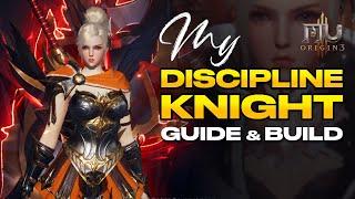 DISCIPLINE KNIGHT ️  PVP & PVE SKILL Build | ITEM Build | MU Origin 3 | #paladin tips