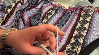 Setting In A Sleeve With Slip Crochet