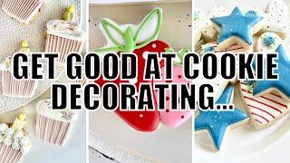 Cookie Decorating Practice: How to Get Good Quick