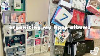 organizing my kpop shelf (bts, txt, twice, & more)