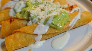 The secret to perfect potato flautas | Easy Recipe for dinner!