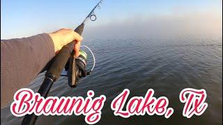 Braunig Lake fishing for REDFISH with Shad