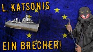 World of Warships Legends - LAMBROS KATSONIS - Tier 8 - Ein BRECHER! [deutsch/ gameplay]