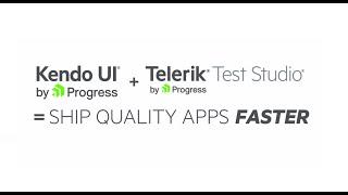 Kendo UI + Test Studio = Ship Quality Apps Faster