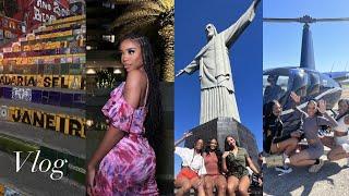 VLOG: EPIC BLACK GIRLS TRIP TO BRAZIL|HELICOPTER RIDE, CHRIST THE REDEEMER, BOAT, SOCCER GAME +MORE