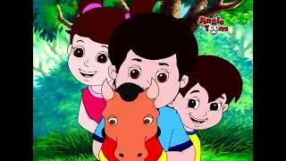 लकड़ क कठ  Lakdi ki kathi  Popular Hindi Children Songs  Animated Songs by JingleToons