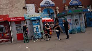 A view of Dordoy Bazar in Bishkek, largest market in Central Asia.