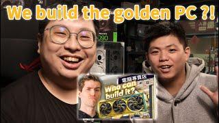 We Built the $12,000 Golden PC Mod for Linus!? | Our Reaction to the LTT Video