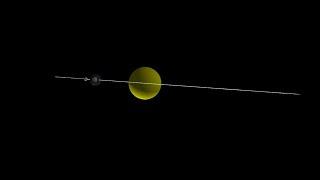 rotation of moon and earth around sun animation in python