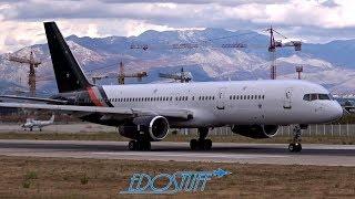 Titan Airways Boeing 757-200 G-POWH Takeoff - Split Airport LDSP/SPU