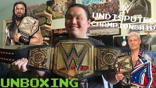HAPPY HOLIDAYS!!! Undisputed WWE Championship Replica Title Belt (UNBOXING)