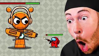 Mini Crewmate VS SPRUNKI Battle Tower?! (Among Us)