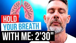 Hold Your Breath WITH ME | 2'30" Breath Hold Progressive Table - Intermediate