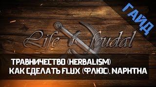 Гайд по Life is Feudal: Your Own. Травничество (Herbalism). Как сделать Flux (Флюс), Naphtha