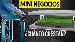 Máquinas para MINI NEGOCIOS con MUCHA GANANCIA