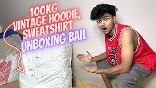 UNBOXING: vintage thrifted hoodies and sweatshirts | how to start thrift store | the vital things