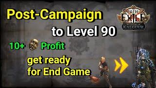 [PoE 3.25] Do this Post Campaign for fast Level 90 & Transition into End Game with 10+ Divines Solo!