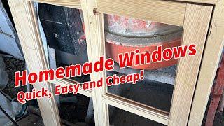 Homemade Wooden Windows for out Italian budget renovation!