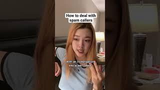 Dealing with spam calls | original audio @msnewslady | tiktok: @ninithexu