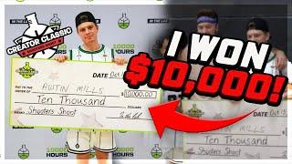 I WON $10,000 DOLLARS in a 3PT Contest!! Creator Classic 2021!! (Behind the Scenes)