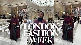 LONDON FASHION WEEK | Come with me to my first runway show #vlogger #vlogginglife