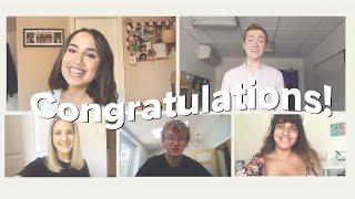 Congratulations from RUSU | A Level Results Day 2020