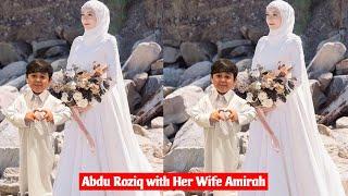 Abdu Rozik with her Wife Amirah Wedding Pics and Videos