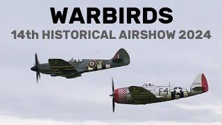 WARBIRDS | 4K | 14th HISTORICAL AIRSHOW 2024