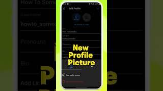 How To Change Instagram Profile Picture Without Changing Facebook Profile Picture#instagram #shorts