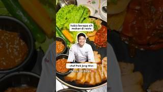 CHEF NO.1 KOREA BUKA RESTO DI INDO‼️ #baekjongwon #paikjongwon #koreanfood #koreanbbq