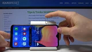 Как вставить Сим-карту в Samsung Galaxy A10