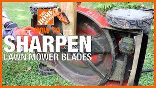 How to Sharpen Lawn Mower Blades | The Home Depot