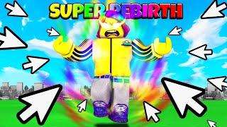 I got 1 QUINTILLION CLICKS and got the SUPER REBIRTH (Roblox)