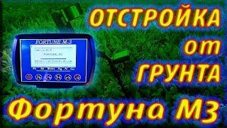 Фортуна М3. Отстройка от грунта.