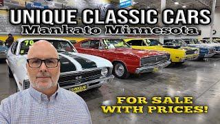 CLASSIC CARS FOR SALE !! Unique Classic Cars Lot Walk January 2025 - muscle cars - street rods