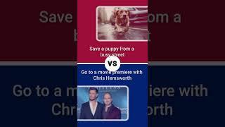 Would You Rather: Foster a Puppy or Get a Shoutout from PewDiePie? #Shorts