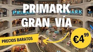 PRIMARK: ROPA MUY BARATA EN MADRID