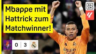 Dreierpack Mbappe! Eiskaltes Real setzt sich vorne ab: Real Valladolid - Real Madrid | LaLiga | DAZN